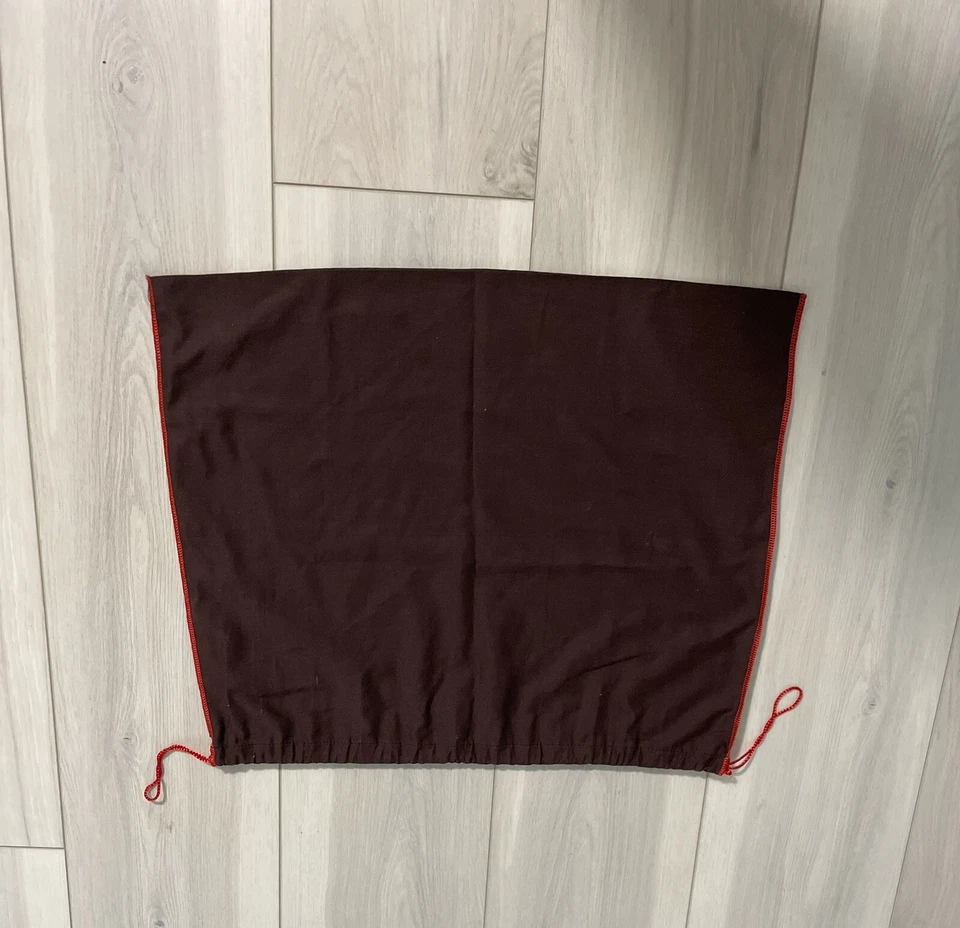 Funda protectora para bolsa antipolvo COACH marrón almacenamiento borde rojo cordón 23 X 19 Foto 3 de 4