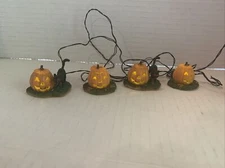 Lemax Spooky Town Halloween Lighted Pumpkin 04470  Released 2000 Retired 2015