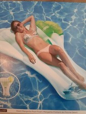 New in Box Lime Margarita Long Inflatable Pool Float!