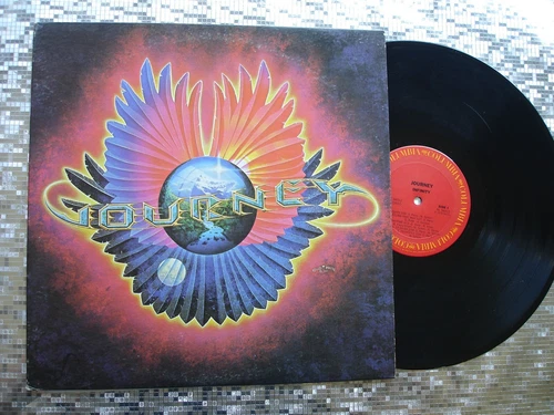 Journey ‎ ~ Infinity ~ Vintage  LP w/Lyric Liner  Columbia ‎– JC 34912