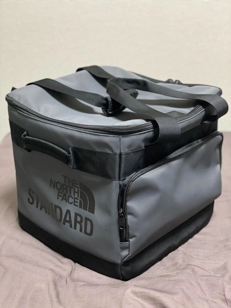 THE NORTH FACE STANDARD Record Bag BC CRATES 12 Inch Asphalt Gray Used