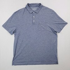 Vineyard Vines Shirt Men Extra Large Blue Edgartown Polo Performance Golf Preppy