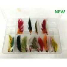 14 Goldhead Zonkers in a Mini Cantilever Box,Trout Flies,Fishing Flies
