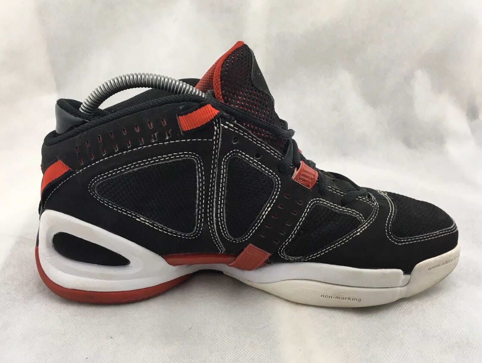 ADIDAS Men's BASKETBALL Shoes Black/ Red/ White Size … Gem