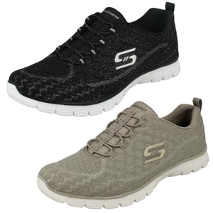 skechers ez flex ladies trainers