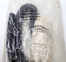 Black 12Ft Vintage Phone Handset Cord Curly Adirondack 9200-12-A
