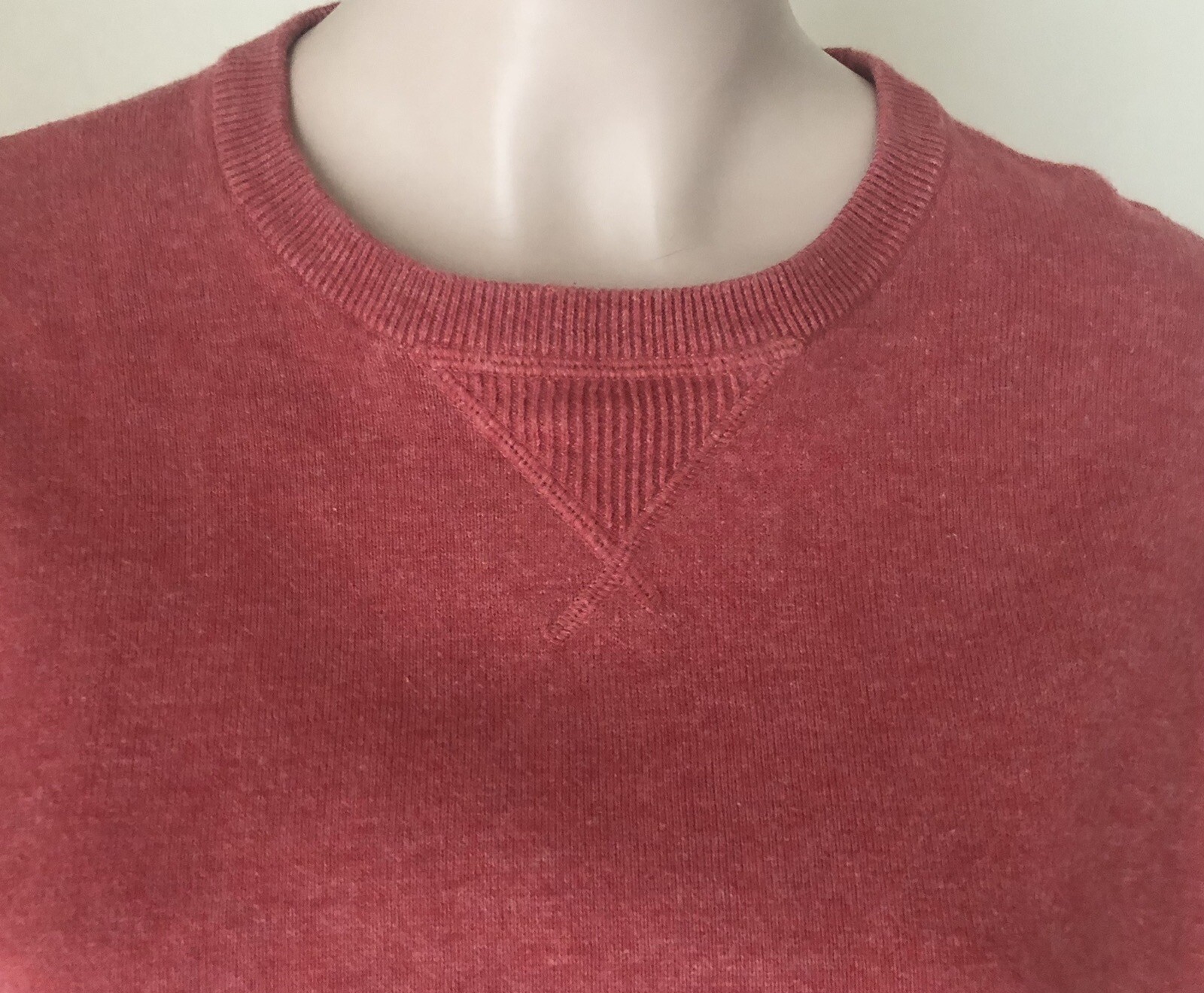 J Crew Rust Orange Pullover Crew Neck Sweater Swe… - image 2