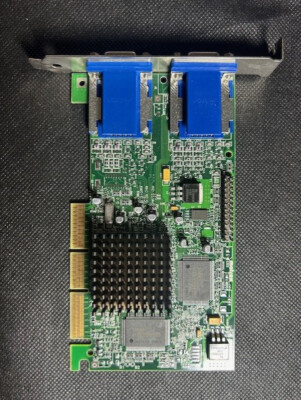 Matrox 7003-03 Video Card Rev_A. P/N: G45MDHP16DB 2 VGA Outputs