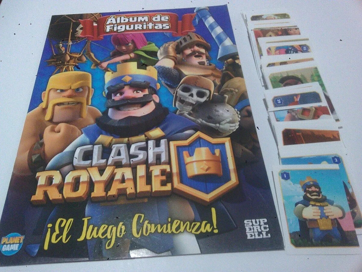 Album Completo A Pegar Clash Royale Todas Las Figuritas a pegar | eBay