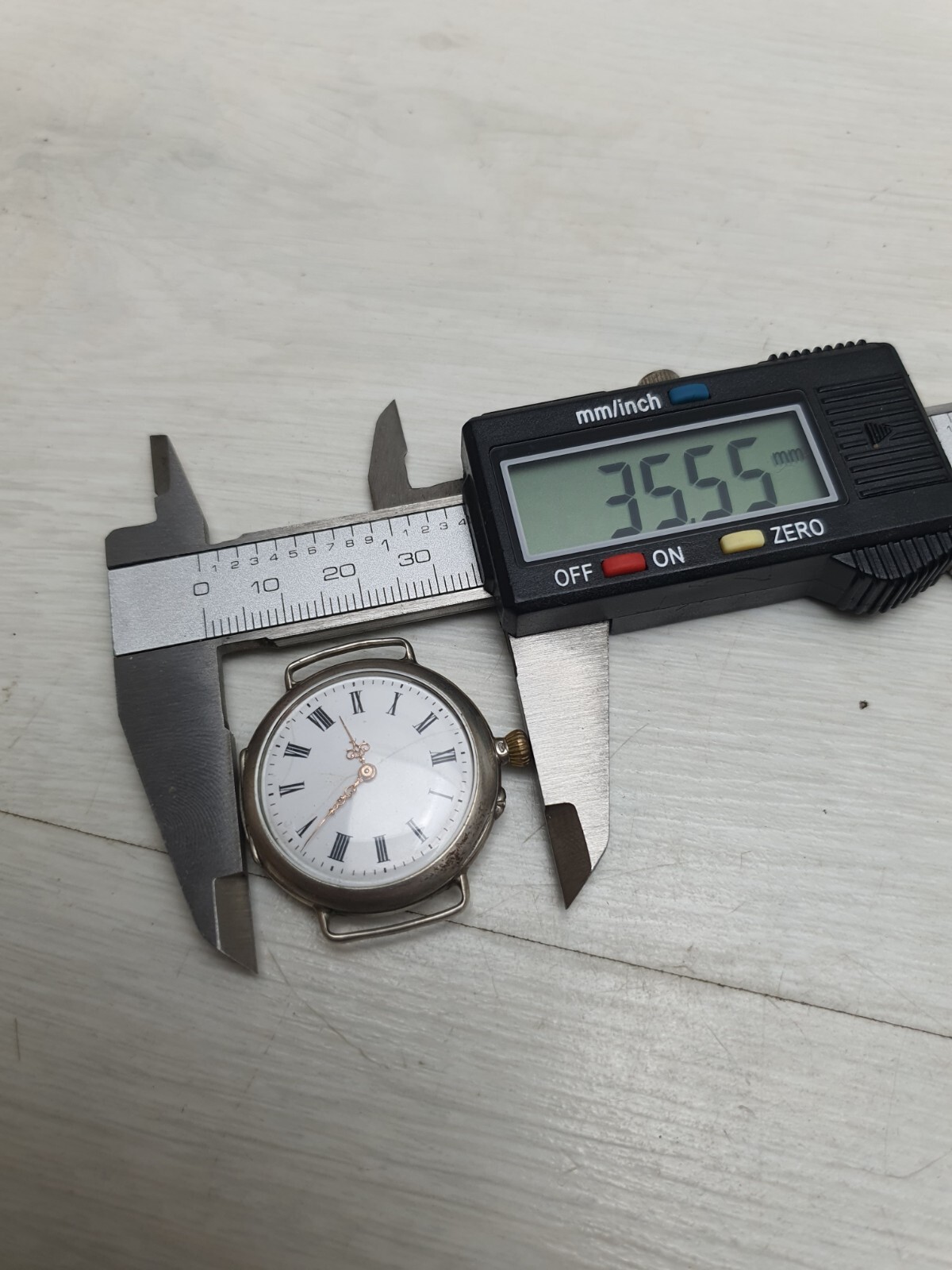 Antique Solid Silver Miniature Wristwatch Watch C… - image 24