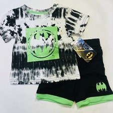2T Batman Shirt  Shorts Outfit Toddler Boys