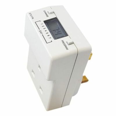Digitale steckbare Zeitschaltuhr | programmierbar 7 Tage 24 Stunden | Timeguard ETU17N