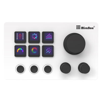 MiraBox Mbox N3E Stream Deck 6-Key Visual Keyboard Wired Custom