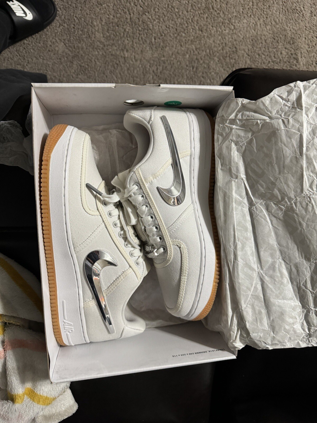 Size 9 - Nike Air Force 1 Travis Scott 2017
