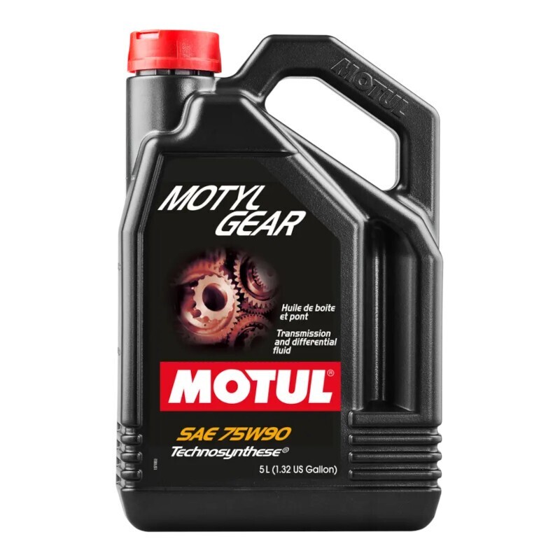 Motul Motylgear 75W90 lubrifiant de transmission pour boîte et pont en bidon de 5L