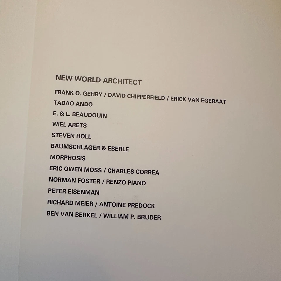 C3 New World Architect Tadao Ando 2003 Korean & English Paperback Good- - Image 3 of 4