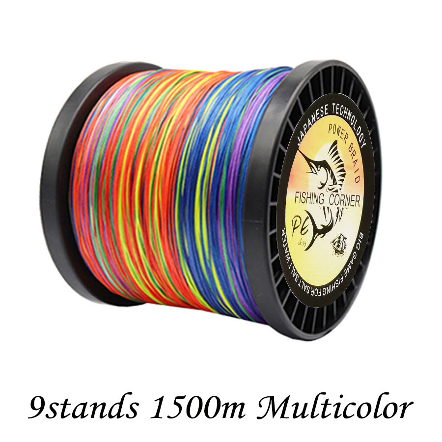 Super Strong Multifilament PE Braid Fishing Line 9 Strands 300M 500M ...
