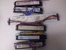 Lot of 6 Used Lighting Ballasts Philips Sylvania and Advance
