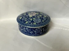 Vintage Japanese Porcelain Floral Trinket Dish