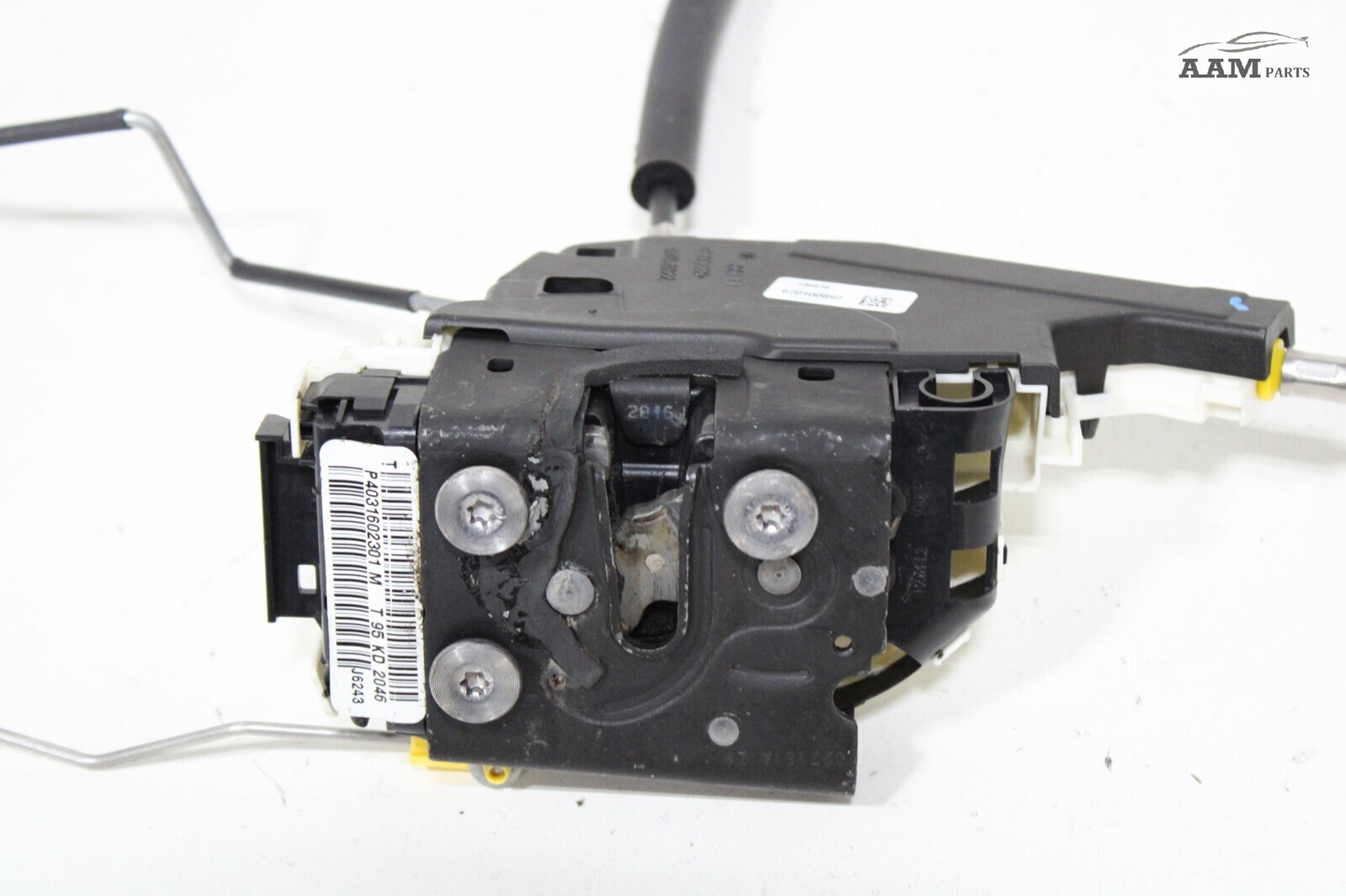 2014-2020 MASERATI GHIBLI M157 FRONT LEFT DOOR LOCK LATCH ACTUATOR W/ CABLE OEM