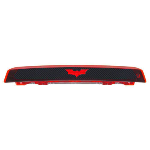 3Pcs/Set 3D Batman Carbon Fiber Stickers Brake Tail Light Decals Car Accessories - Foto 7 di 12