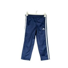 Adidas Boy  s 4 Navy Tricot Track Pants Athletic Sports Fitness Classic 3 Stripes