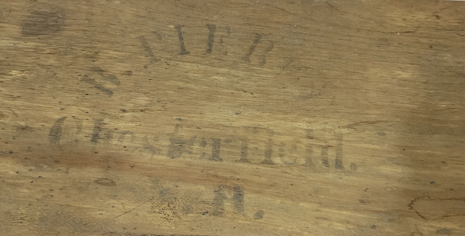 Rare Benjamin Pierce ( 1814 1899 ) Spinning Wheel Chesterfield NH