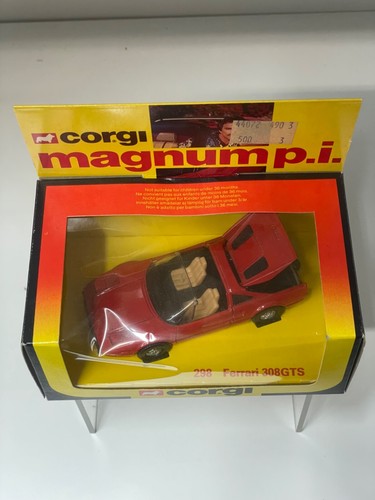 Vintage 1981 Corgi 298 Magnum p.i. Ferrari 308 GTS Mint condition unused - Picture 2 of 14