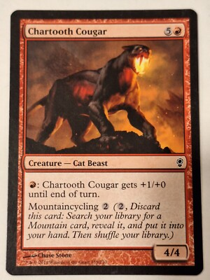 #ad Chartooth Cougar Conspiracy Magic the Gathering MTG Nice $1.39