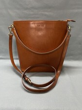 O My Bag Amsterdam Bobbi Bucket Purse Maxi Cognac Classic Leather Shoulder Strap