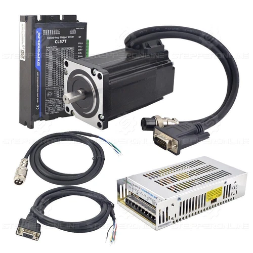 3Nm Nema 24 Closed Loop Stepper Motor Servo Driver +Power Supply Big Promotion!