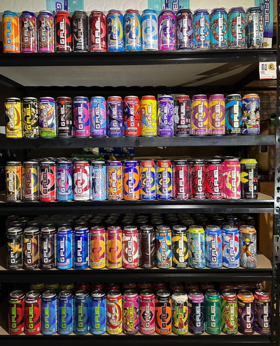 G Fuel - RAREST - 60 Can Collection + 16 Unique - *More in