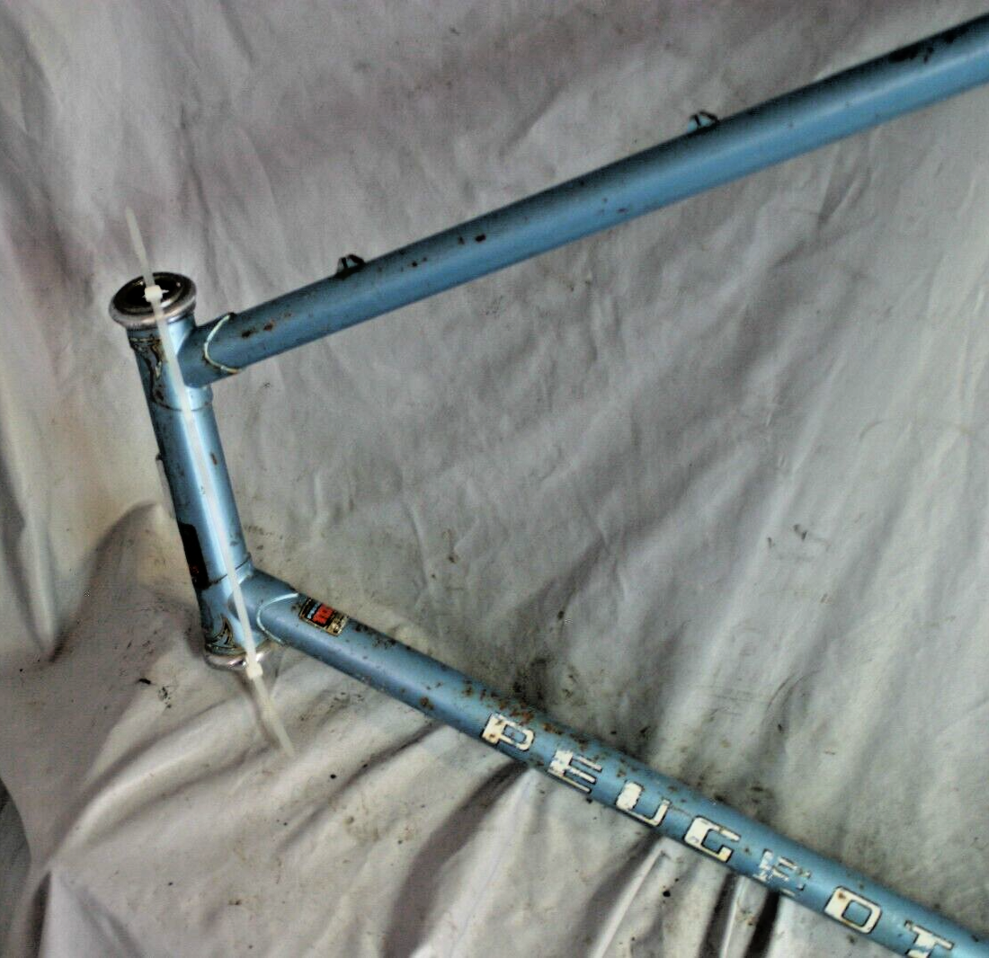 1987 Peugeot Vintage Road Bike Frame Set 63cm XX-Large