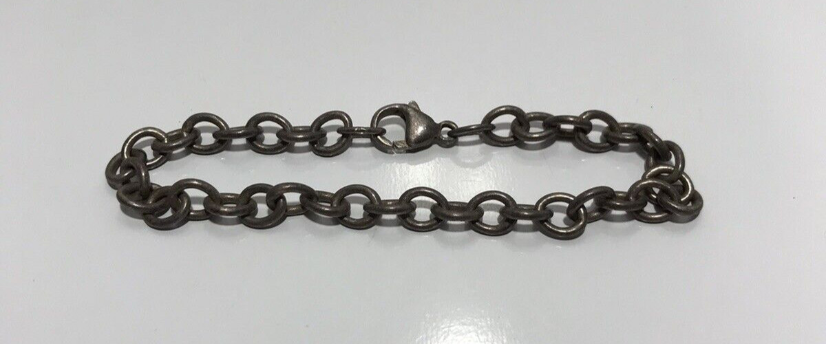 Vintage 925 Solid Sterling Silver ROLO CABLE LINK… - image 4