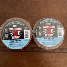 Warrior Wrap 2 Rolls Pack Brown Electrical Tape 3/4" x 60 ft x 7mil WW-722-BN