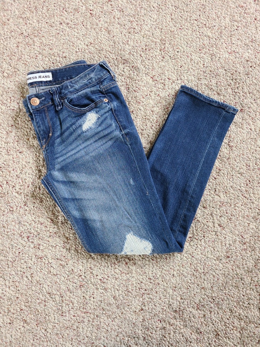 Express Jeans Low Rise Modern Boyfriend Jean Size EUC