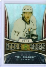 2007-08 Upper Deck Trilogy Rookie Premiers #146 TOM GILBERT 262/999