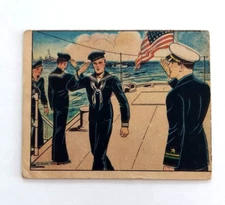 1941 Gum Uncle Sam Sailor #15 Salute to Authority Vintage