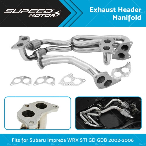 Equal Exhaust Header Manifold For SUBARU IMPREZA GC8 GD WRX STI EJ20
