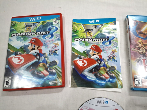 Nintendo Wii U Game Lot - Mario Kart 8 & Zelda Hyrule Warrior CIB - Picture 2 of 4