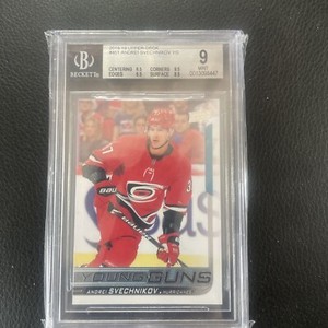 2018-19 Upper Deck ANDREI SVECHNIKOV Young Guns SP Rookie RC #451 BGS 9 BGS9