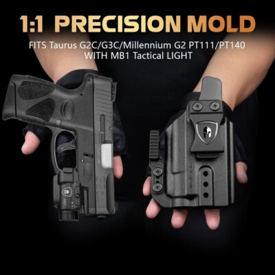 TSG Universal Weapon Lights-Laser-IWB Kydex Holster Combo Fits
