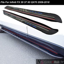 Se adapta a Infiniti FX 35 37 50 QX70 2009-2018 estribo lateral barra Nerf