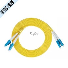 1-5m LC UPC to LC UPC Duplex Single Mode Fiber Optical Patch Cord Cable lot