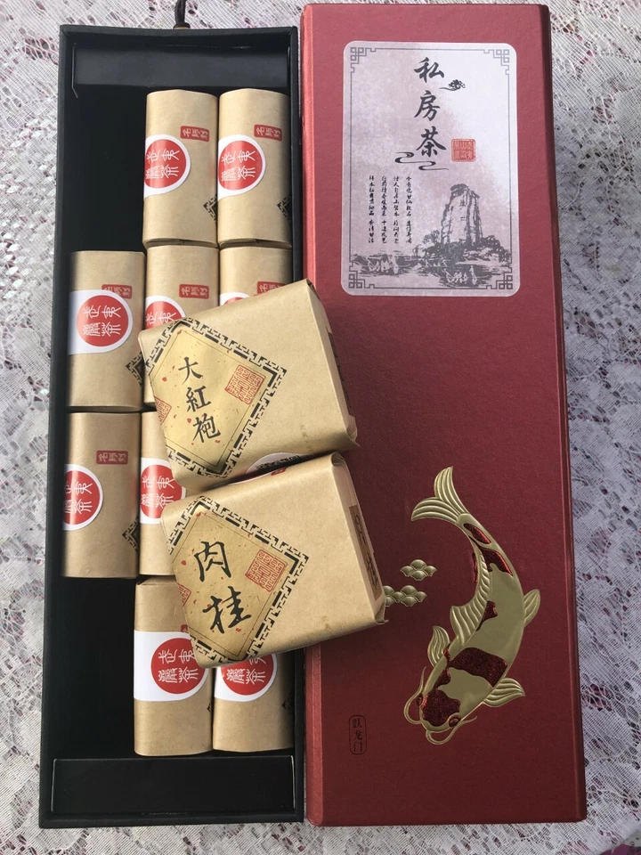  Té Walden 384 g EDICIÓN LIMITADA/金标私房茶/大红袍&肉桂乌龙茶混装Dahongpao&Rou gui Oolong Foto 2 de 4