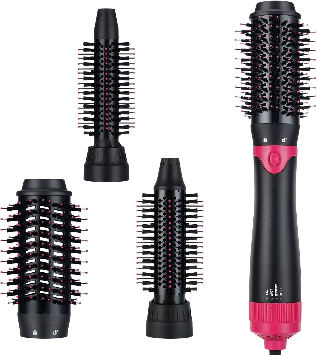 3-in-1 Ceramic Ionic Hair Dryer Brush & Volumizing Styler-image