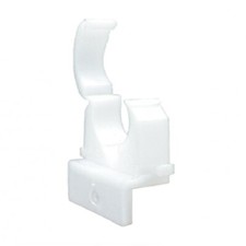 Talon EZ15W-25 Single Hinged Interlocking EZ Joist Pipe Clip 15mm - White - 25pc