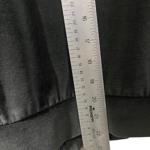 Quantum Velour Track Jacket Women Size L XL Black Red Retro 1970s Pockets Zip - Picture 8 of 9