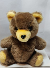 Vintage 1981 Dakin Dark Brown 8  Teddy Bear Plush Stuffed Animal