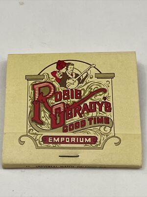 Vintage Matchbook Cover  Rosie O grady s Good Time Emporium Orlando, Florida gmg